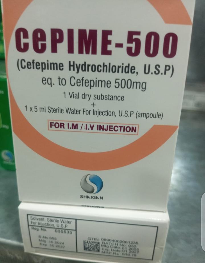 Cepime-500mg (Cefepime Hydrochloride U.S.P)