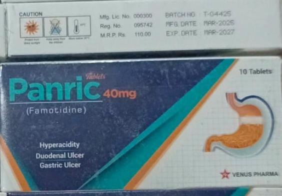 Panric-40mg (Famotidine)