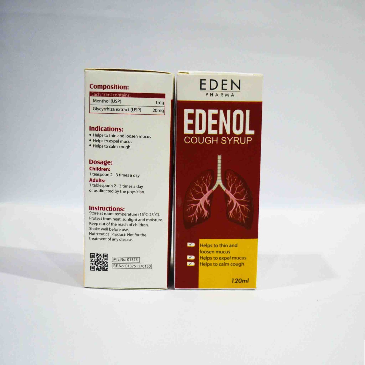 Edenol Cough Syrup (120ml)