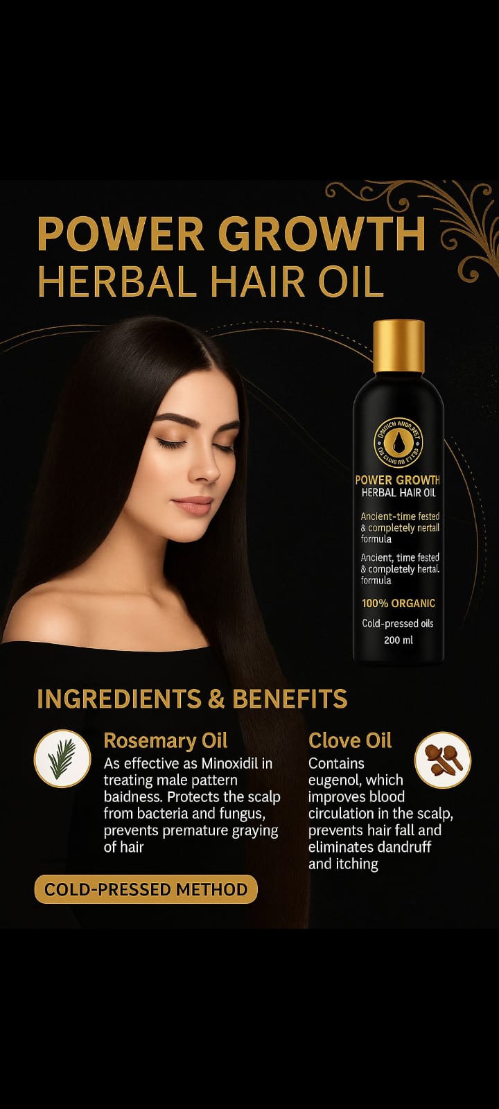 Power Growth Herbal Hair OIL 200ml