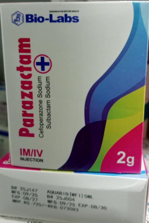 Parazactam-2g (Cefoperazone sodium+Sulbactam Sodium) IM/IV Injection