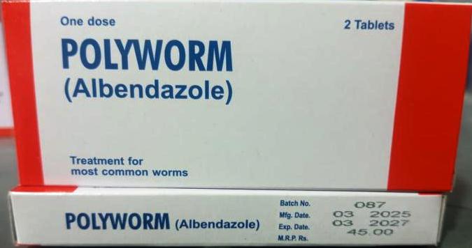 POLYWORM (Albendazole) 1x6