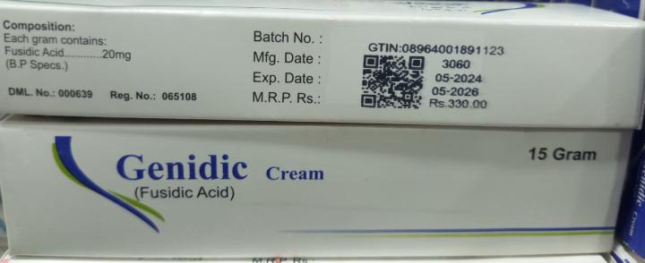 Genidic-15g Cream (Fusidic Acid)