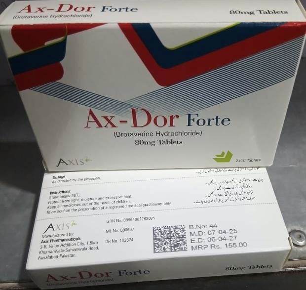 Ax-Dor Forte-80mg (1x2)