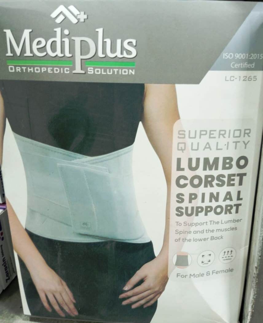 Mediplus Lumbo Corset Spinal Support Belt – Relieve Lower back pain