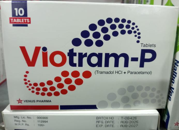 Viotram-P (Tramadol+Paracetamol) 1x12