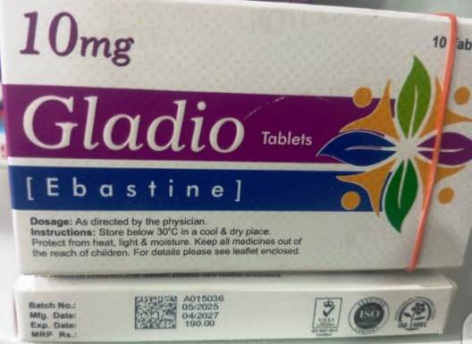Gladio-10mg (Ebastine) 1x6