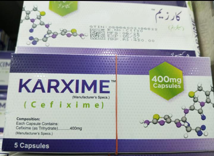 KARXIME-400mg Capsules (Cefixime)