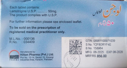 LOJIN-50mg (Lamoyrigine)