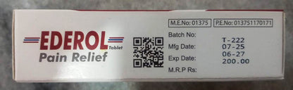EDEROL-Pain Relief-15 tablets