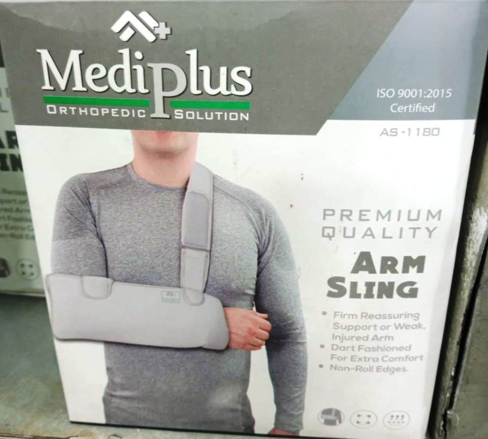 Mediplus Polysling | Arm Sling and Shoulder Immobilizer for adult and child