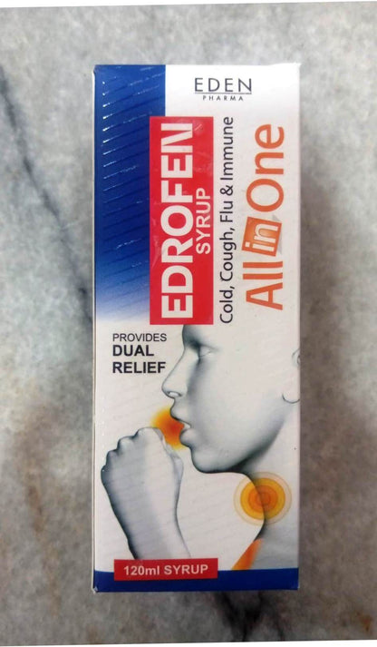 EDROFEN-120ml-Dual Relief (Cold,Cough,Flu & Immune)