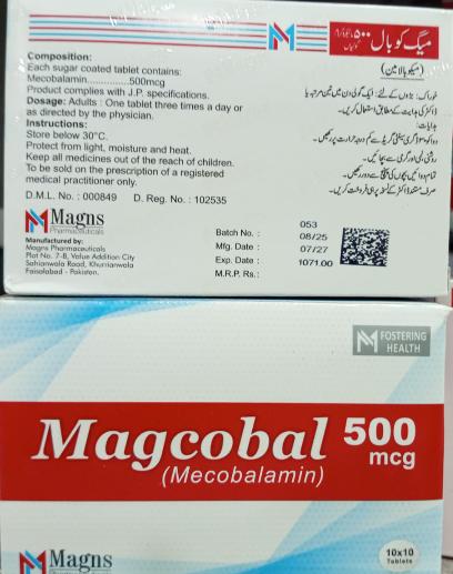 Magcobal-500mcg (Mecobalamin)