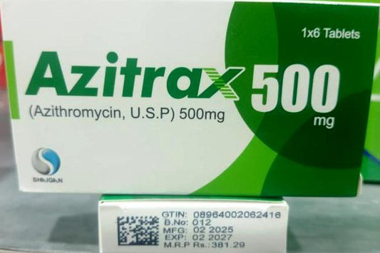 Azitrax-500mg (Azithromycin USP)