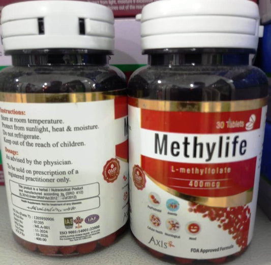 Methylife-400mcg (L-methyloflate)