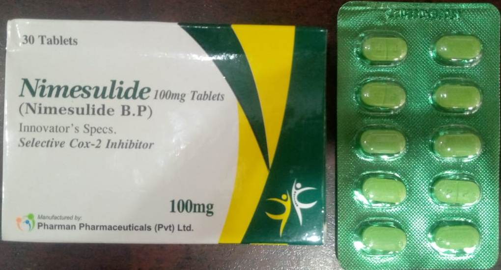 Nimesulide-100mg-(Nimesulide B.P)