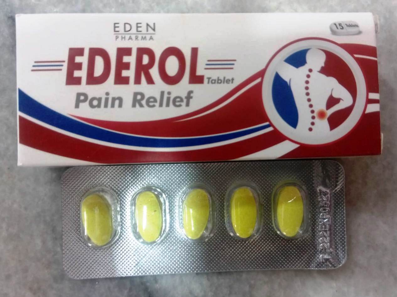 EDEROL-Pain Relief-15 tablets