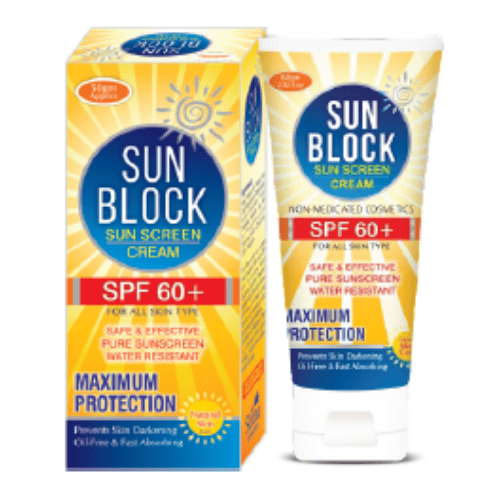 Sun Block Cream SPF 60+ – Superior Sun Protection (1x2)