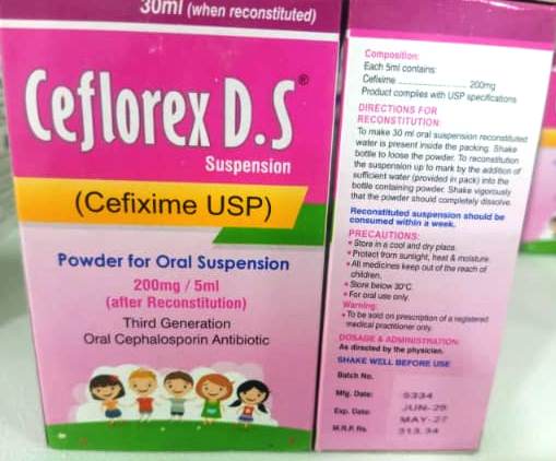 Ceflorex D.S-200mg/5ml (Cefixime USP)