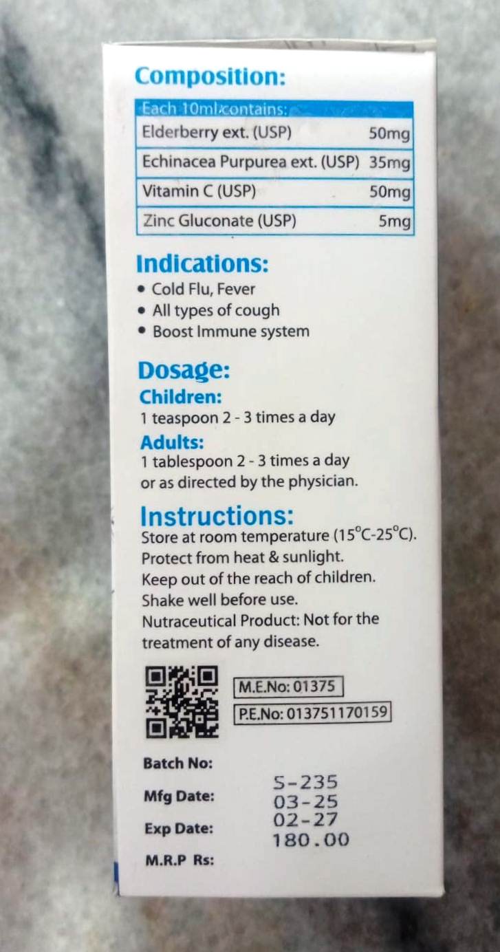 EDROFEN-120ml-Dual Relief (Cold,Cough,Flu & Immune)