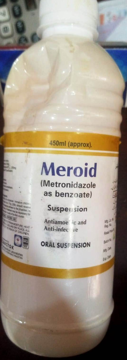 Meroid-450ml (Metronidazole as benzoate)