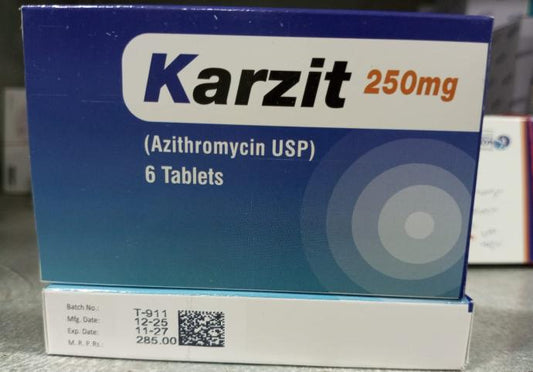 Karzit Forte-250mg (Aziithromycin USP)