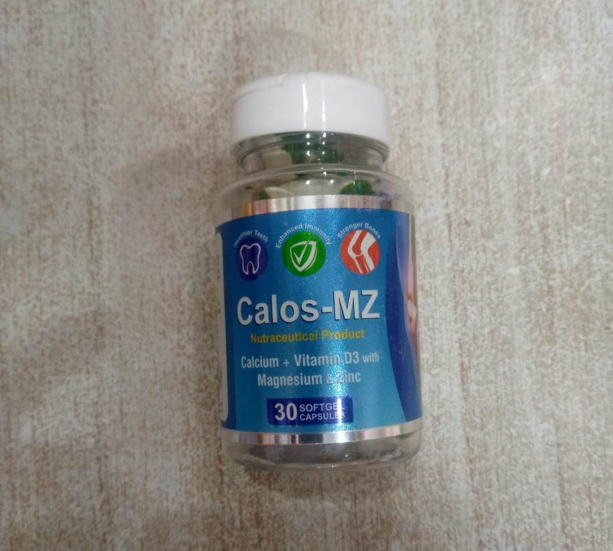 Calos-MZ Calcium+Vitamin D3 With Magnisium & Zinc