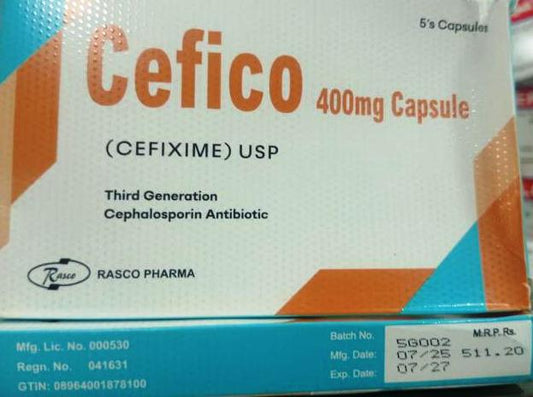 Cefico-400mg (CEFIXIME) USP