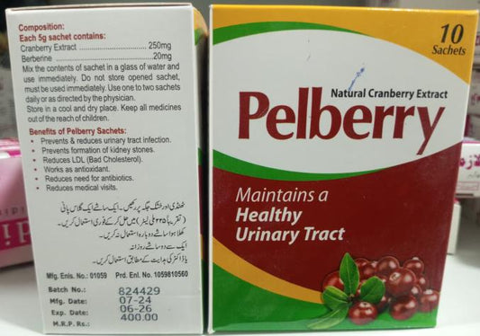 Pelberry (Natural Cranberry Extract)-10 Sachets