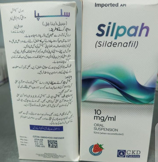 Silpah-10mg/ml ORAL SUSPENSION (Sildenafil)