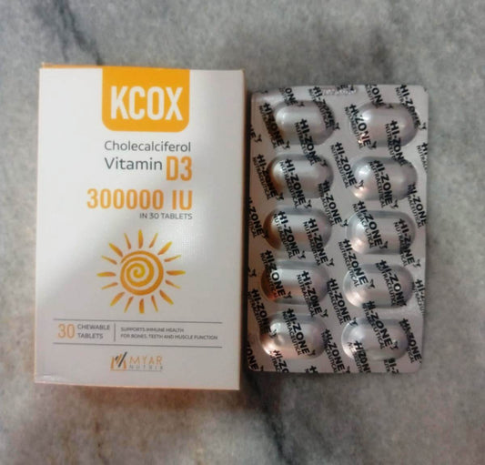 KCOX Cholecalciferol Vitamin D3 30000OIU