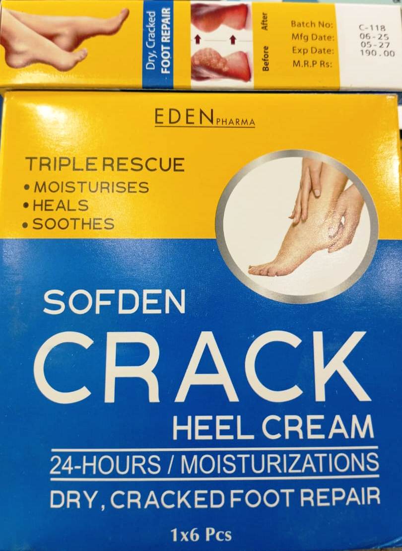 SOFDEN CRACK HEEL CREAM-1X6 Pcs
