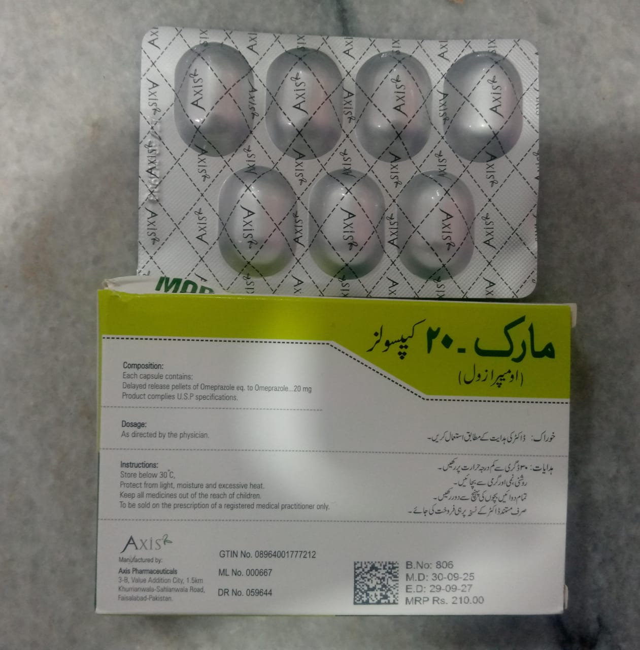 MARK-20 (Omeprazole) 1x6