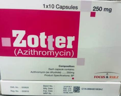 Zotter-250mg (Azithromycin)