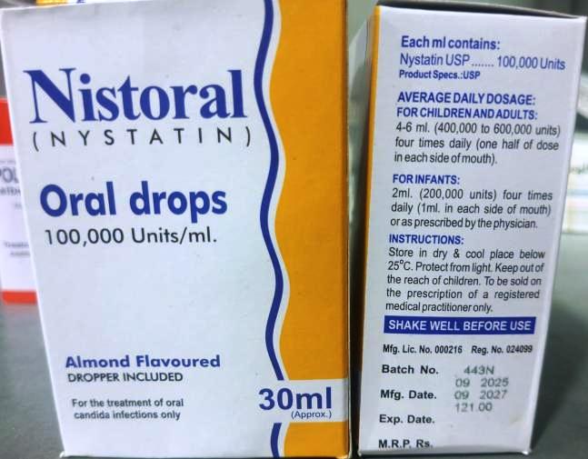 Nistoral-30ml Oral Drops (NYSTATIN)