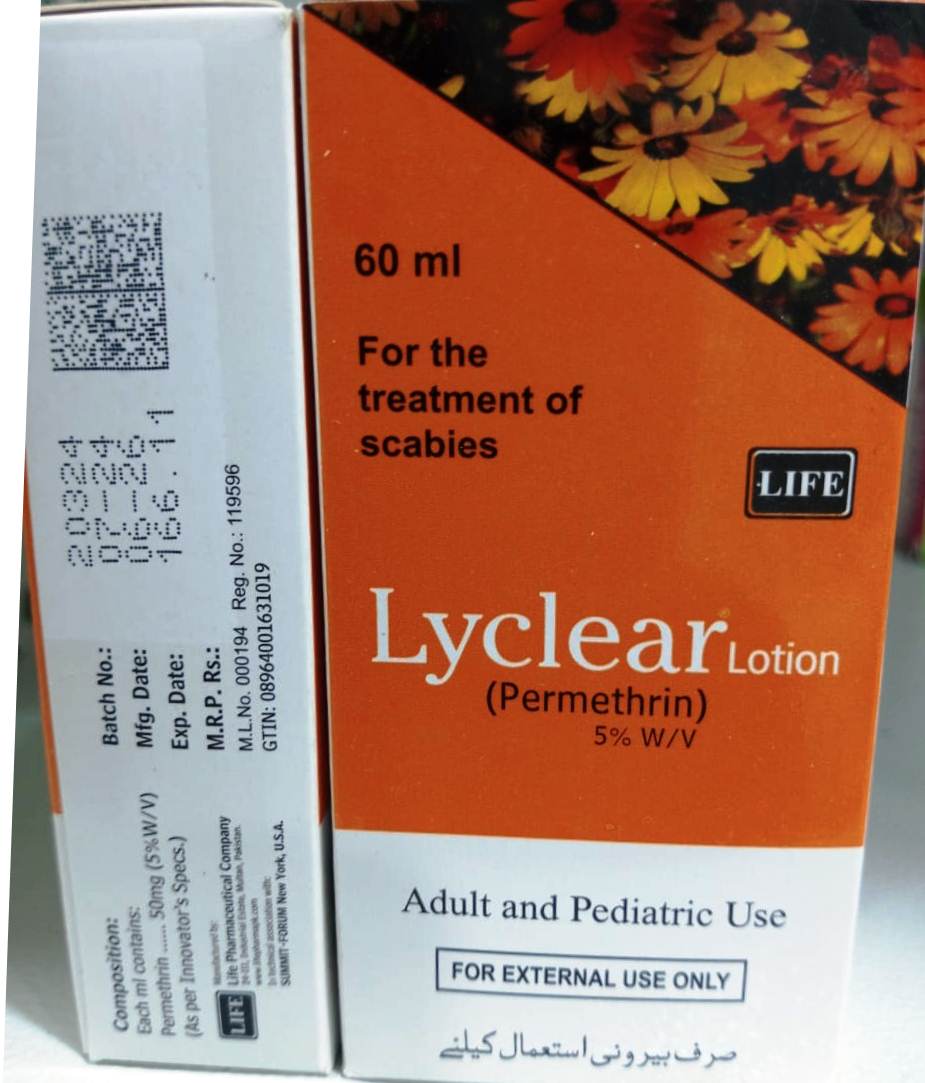 Lyclear-Lotion-60ml-(Permethin)-5% W/V