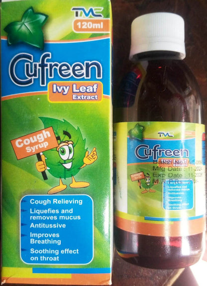Cufreen-120ml-Ivy Leaf Extract (Cough Syrup)