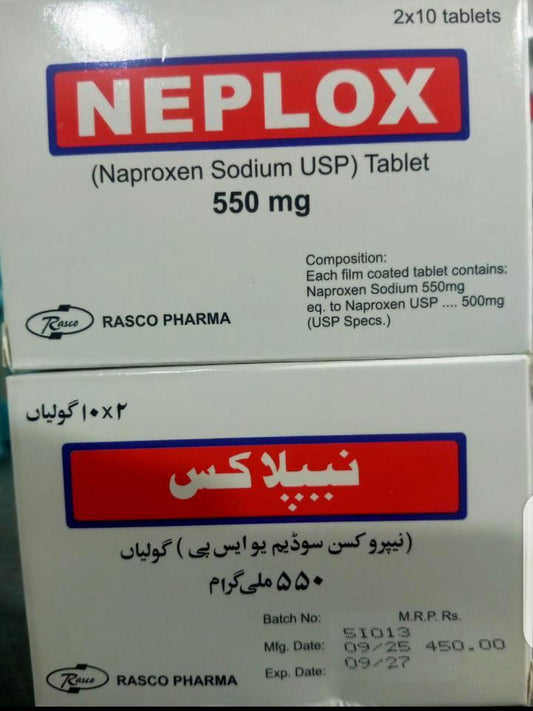 NEPLOX-550mg (Neproxen Sodium USP)