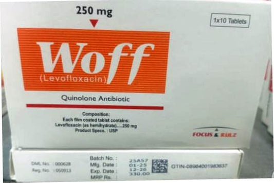 Woff-250mg (Levofloxacin)
