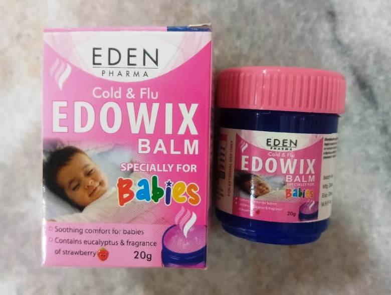 EDOWIX BALM-20g-Cold & Flu ( Specially For Babies)