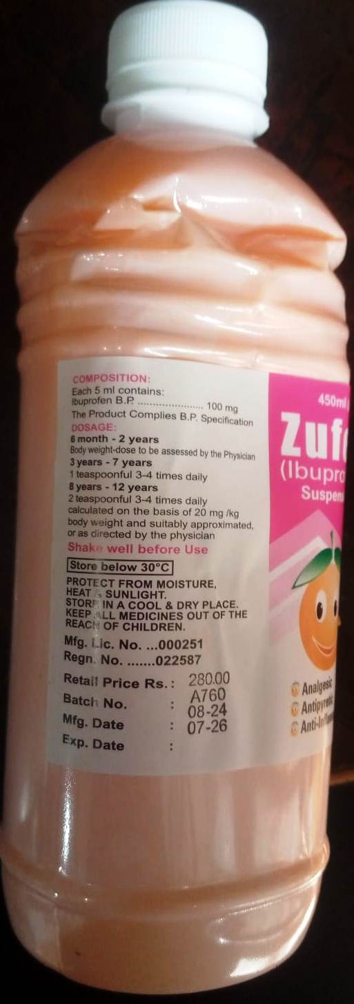 Zufen-450ml (Ibuprofen)