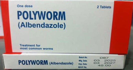 POLYWORM (Albendazole) 1x6