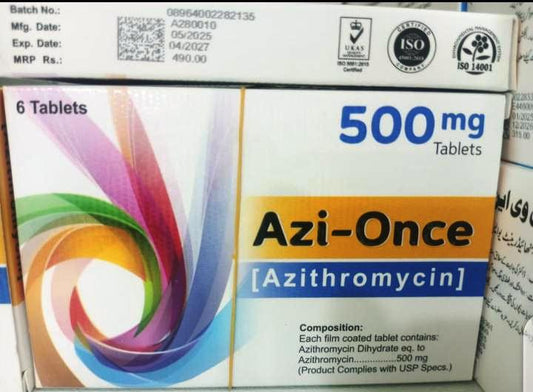 Azi-Once-500mg (Azithromycin)