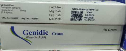 Genidic-15g Cream (Fusidic Acid)