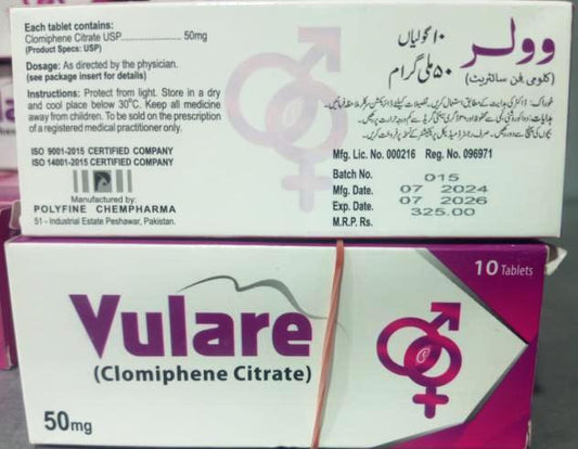 Vulare-50mg (Clomiphene Citrate)