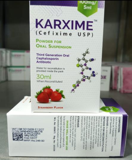 KARXIME-100mg/5ml (Cefixime USP) 1x6