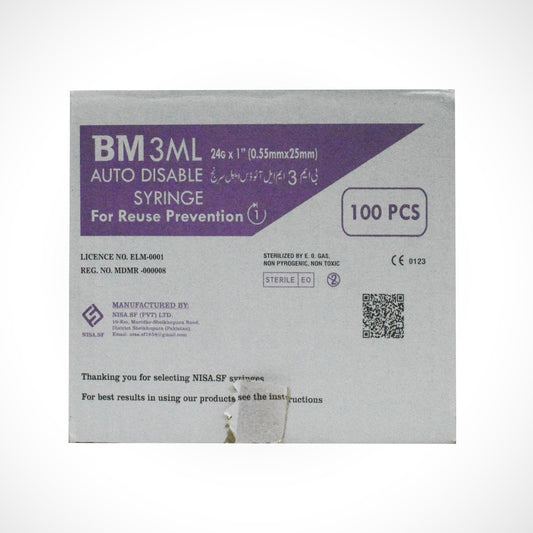 Auto Disposable Syringe – 3ML