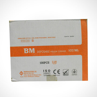 Auto Disposable Insulin Syringe – 1CC/ML
