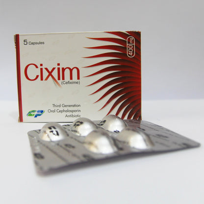 Cixim 400mg (Cefixime) - 5 Capsules