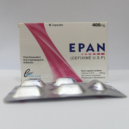 Epan 400mg (Cefixime U.S.P) - 5 Capsules